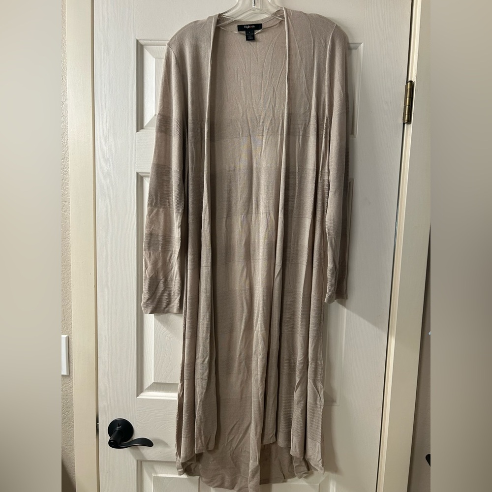 Style & Co. Women's Long Cardigan - Beige